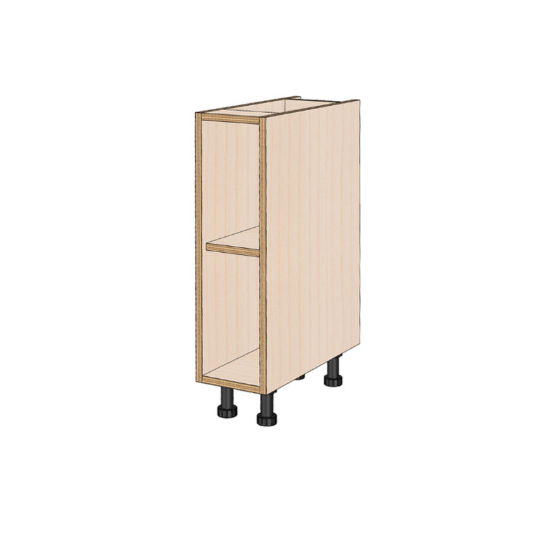200mm Wide, Birch Plywood Kitchen Base Unit Kitchen by Birch